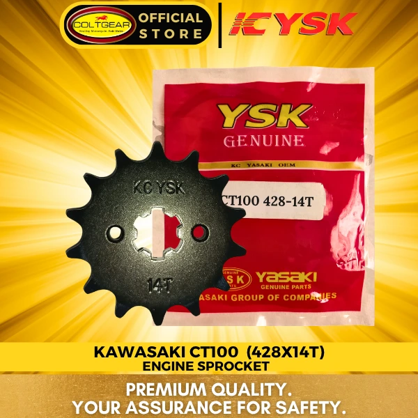 ENGINE SPROCKET CT100 YSK 428X14T