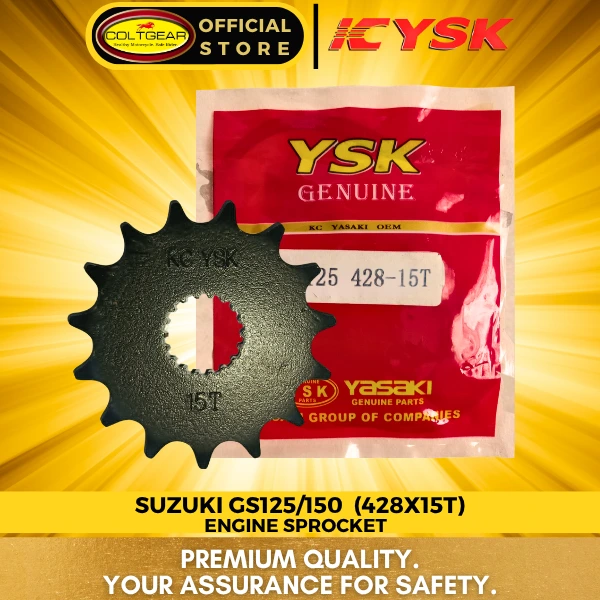 ENGINE SPROCKET GS125/150 YSK 428X15T