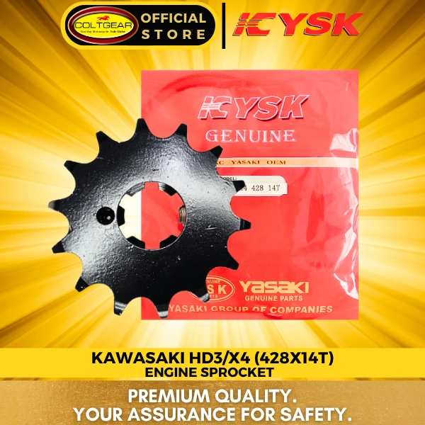 ENGINE SPROCKET HD3/X4 YSK 428X14T