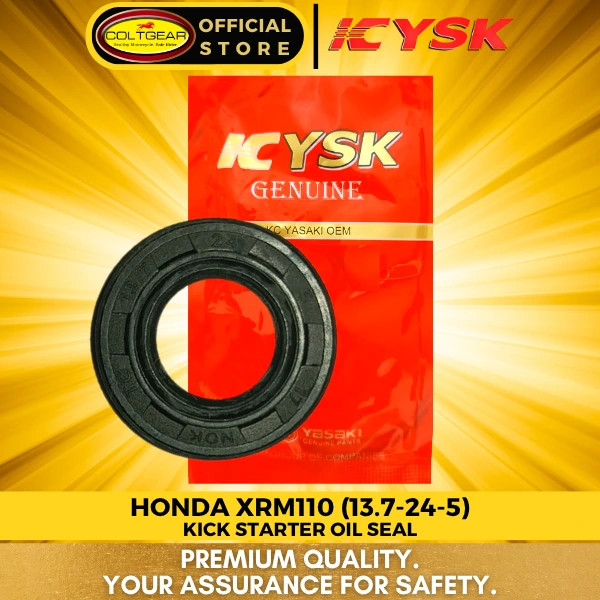 [17770] OIL SEAL KICK XRM110 YSK 13.7-24-5