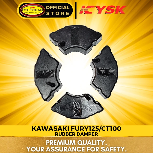 [21527] RUBBER DAMPER FURY/CT100/WIND125 YSK