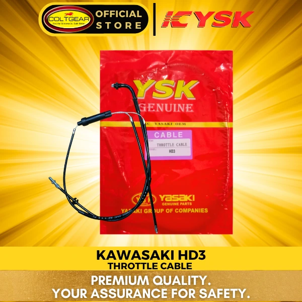 [23004] THROTTLE CABLE HD3 YSK DOUBLE