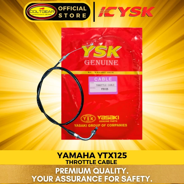 THROTTLE CABLE YTX125 YSK