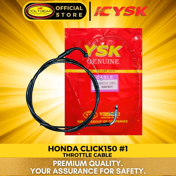 [33824] THROTTLE CABLE 1 CLICK150 YSK