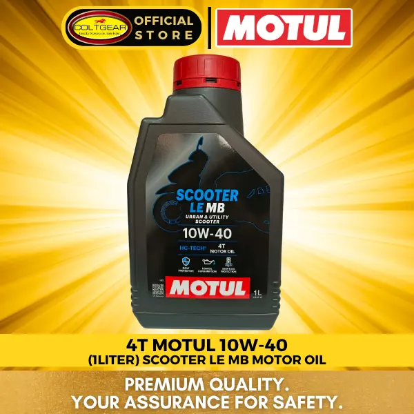 [33842] ENGINE OIL 4T SCOOTER LE MB 10W-40 MULT MOTUL 1L